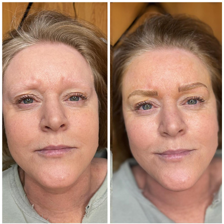 Brow Mapping, Microblading, Lip Blush, Permanent Makeup - Reveal Lisa's Stunning Transformation