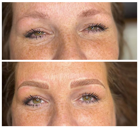 Brow Mapping, Microblading, Lip Blush, Permanent Makeup - Maria's Beauty Transformation